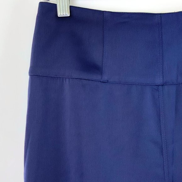 NBD Revolve Satin Fleur Trouser DressPants In Blueberry Small - Picture 4 of 16